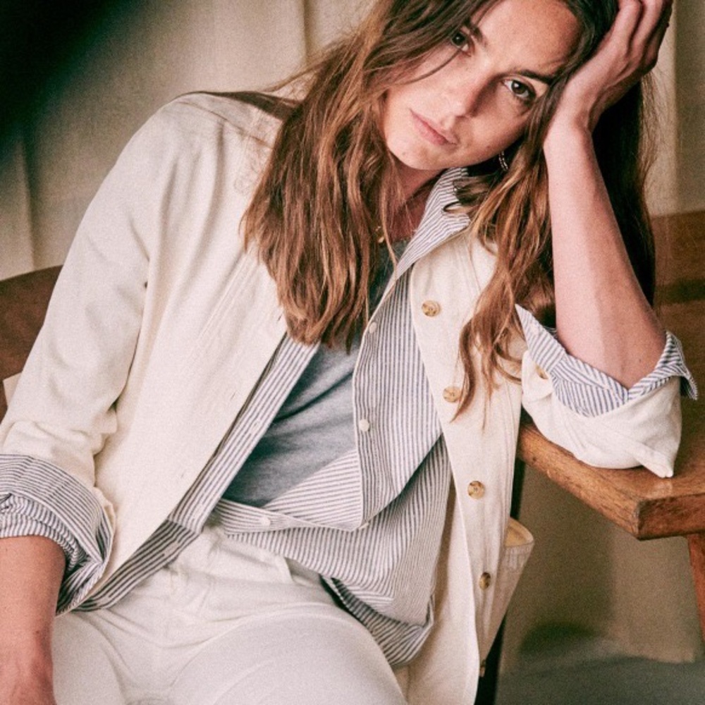 Sézane Will Jacket - ecru